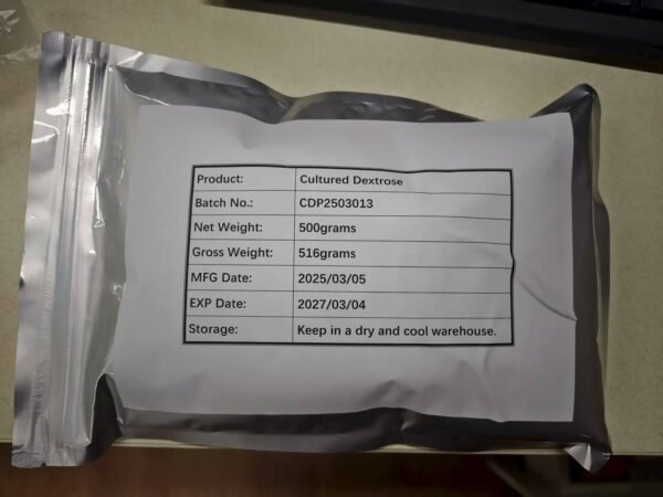 cultured dextrose 500grams per bag